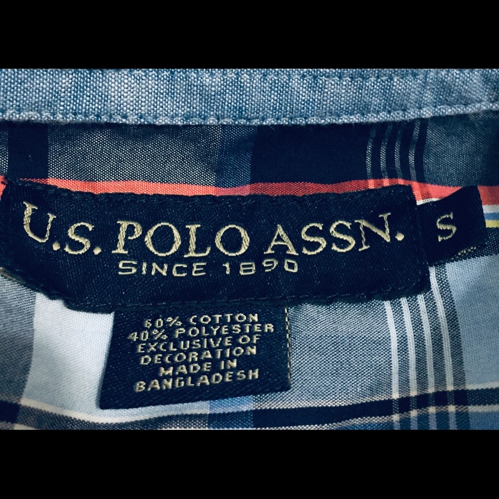 U.S. Polo Assn. Men’s Small Button Down Shirt - Picture 3 of 3